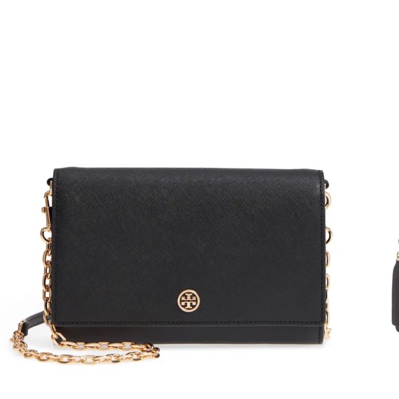 Tory Burch leather wallet on a chain - Picture 1 of 7